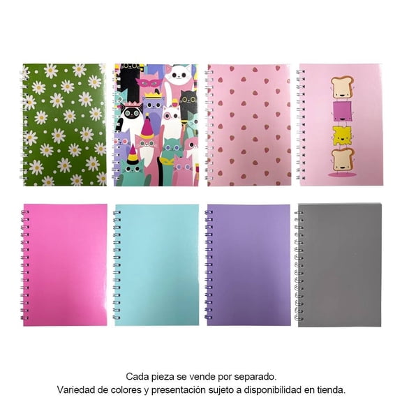 Cuaderno Prichos Espiral 80 Hojas Varios Modelos 1 Pieza