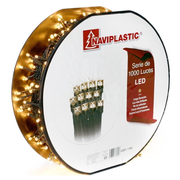 Serie Naviplastic Serie de 1000L Led cálido y cable verde