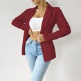 thumbnail image 4 of Ailaofu Women's Blazer Business Casual Lightweight Suit - Long Sleeve Slim Fit Work Office Jacket, 4 of 6