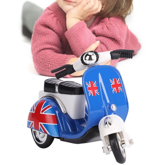 Modelo De Motocicleta De aleación Para Niños, Vehículo Clásico De Alta Simulación, Juguete Para Tirar Hacia Atrás