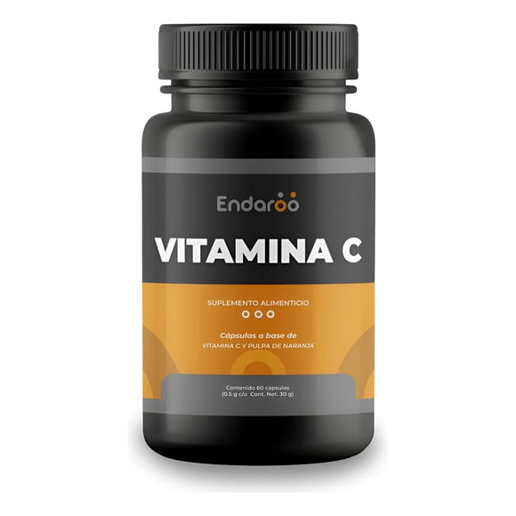 Vitamina C 60 Cápsulas Sin Sabor