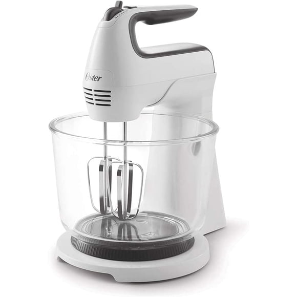 Batidora pedestal Oster 2121775 6 velocidades con tazón de vidrio BLANCO
