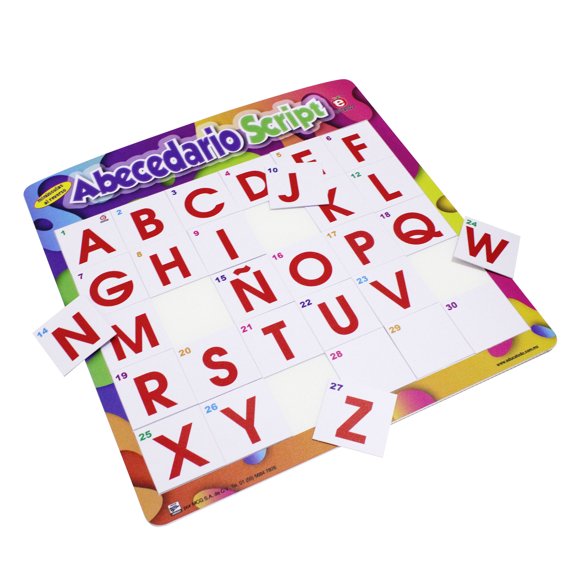 Tablero Abecedario Script
