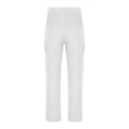 thumbnail image 4 of Amzcrzy Mens Linen Pants Comfortable Elastic Waist Drawstring Trousers for Men Summer Casual Relaxed Fit Beach Yoga Pants Lightweight Baggy Wide Leg Pants for Men with Flag Label S-3XL Blanco, 4 of 6