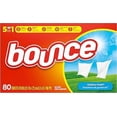 thumbnail image 1 of Bounce Hojas secadoras con suavizante de tela aroma a aire fresco, 80 unidades, 1 of 6