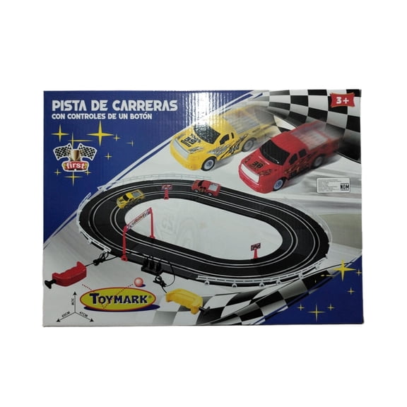 Pista De Carrerras Con Control De Un Boton