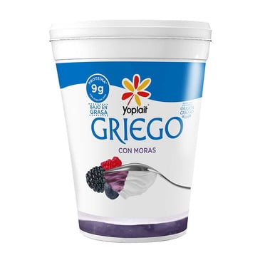 Yoghurt Yoplait Griego moras bajo en grasa 442 g