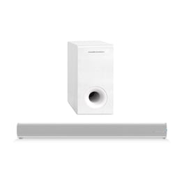 Barra de Sonido Audiobahn 2.1 con Subwoofer Inalámbrico ASBAR1000PACK.WH