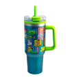 thumbnail image 4 of Termo Alto Doble Pared Con Asa Y Popote, Diseño Toy Story 30 Aniversario, Disney Pixar, Termo Color Azul Metalizado, Capacidad 1. 2 L, 4 of 9