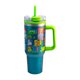 thumbnail image 4 of Termo Alto Doble Pared Con Asa Y Popote, Diseño Toy Story 30 Aniversario, Disney Pixar, Termo Color Azul Metalizado, Capacidad 1. 2 L, 4 of 9