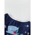 thumbnail image 4 of Pijamas navideñas familiares a juego con estampado de muñecos de nieve y copos de nieve. Conjuntos navideños familiares a juego., 4 of 9