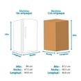 thumbnail image 4 of Frigobar Hisense 3.3 pies Negro con Puerta Reversible RR33D6ABX1, 4 of 4