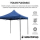 thumbnail image 2 of Carpa Toldo Plegable Reforzado 3x3 Lona Impermeable Acero In, 2 of 8