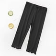 thumbnail image 1 of Leggings lisos de colores pastel para niñas pequeñas, pantalones ajustados suaves y elásticos para uso diario y juegos al aire libre, multicolor, 1 paquete, 2T-8T, 1 of 5