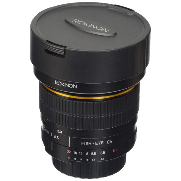Rokinon FE8M-N 8mm F3.5 Fisheye Lens for Nikon (Black)