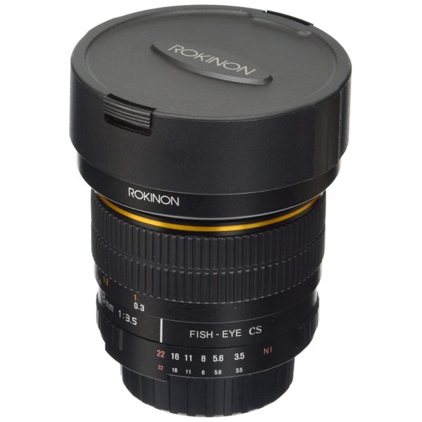 Rokinon FE8M-N 8mm F3.5 Fisheye Lens for Nikon (Black)