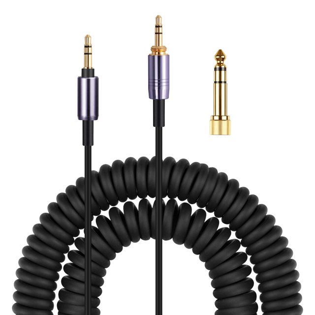 Cable de audio en espiral de repuesto WH-1000XM3 para Sony WH-1000XM4