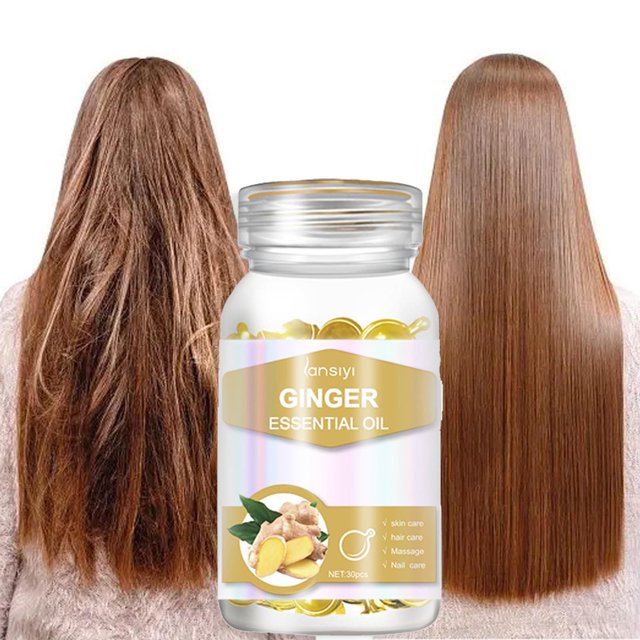 onlyliua para Interior/Exterior Aceite para El Cabello 30 Cápsulas Aceite para El Cabello con Queratina Acondicionador Hidratante Reparador para Puntas Abiertas para Cabello Seco o Dañado de Todo Tip
