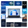 thumbnail image 2 of Laptop ASUS Vivobook 14 Intel Core i7 1355U 16GB RAM 512GB SSD 14" Windows 11 Home Teclado en Ingles + Mochila, 2 of 5