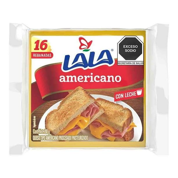 Queso Americano Lala Rebanado 288 g