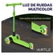 thumbnail image 5 of Monopatin Scooter para Niños de 2 a 5 Años Hurtle, 3 Ruedas con Luces LED, Mini Kickboard con Freno, Manillar Ajustable de 63 cm a 71 cm, Antideslizante, Patin del Diablo, Verde, 5 of 7