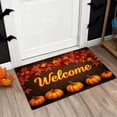 thumbnail image 1 of Amzcrzy Funda Nórdica, Sábana, Funda De Almohada De Satén, Tapete De Bienvenida De Otoño, Patrón De Calabaza, Absorbente Y Para Su Entrada, Toallas De Baño, Manta Con Peso, Tapiz De Pared, 1 of 8