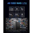 thumbnail image 2 of Almacenamiento NAS SSD TERRAMASTER F4 - Servidor NAS 4 bahías todo SSD N95, 2 of 9