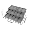 thumbnail image 2 of Baúles de almacenamiento, organizadores de armario y almacenamiento, caja de almacenamiento plegable para mesa de cosméticos, tocador, organizador de cajones para cosméticos y joyas, caja organizadora, 2 of 6