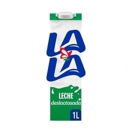 Leche Lala UHT deslactosada y semidescremada reducida en grasa 1 l