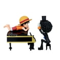 thumbnail image 1 of Banpresto - Monkey D. Luffy y Brook, Figura de Colección, One Piece World Collectable Log Stories, 19 cm (7.5"), Figura Oficial, 1 of 9