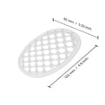 thumbnail image 3 of CaiYueKe Silicone Soap Holder Drainage Soap Dish Tray for Shower Bathroom Sink, Non-Slip Soap Saver Pad Soap Lifting Rack for Bar Soap, Kitchen Sponge Holder, Soap Storage Organizer for Countertop, 3 of 7
