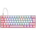 thumbnail image 2 of Teclado Gamer Mecanico GameFactor KBG560 Switch Rojo RGB USB Blanco, 2 of 5