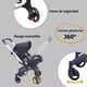 thumbnail image 4 of Carriola Para Bebé Starkids Polux Convertible Con Pañalera Negro Estrellas, 4 of 6