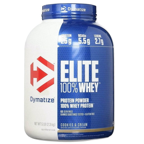 Proteina y Aminoacidos 5 LBS Sabor Cookies and Cream Elite Whey Protein
