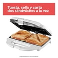 thumbnail image 2 of Sandwichera Black & Decker de Placas Profundas Blanca SM1000W, 2 of 4