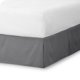 thumbnail image 1 of Faldón de cama Bare Home cepillado doble Premium 1800 15 pulgadas Twin gris, 1 of 5