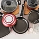thumbnail image 2 of Batería de Cocina de aluminio Cinsa, Magnifica 10 Piezas Rojo Metálico, 2 of 9