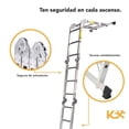 thumbnail image 5 of Escalera Multiposiciones De Aluminio 4.5 Metros 16 Peldaños, 5 of 5