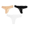 thumbnail image 2 of Tanga Secret Treasure para Dama Diseño con Encaje Varios Colores 3 Piezas Talla EG, 2 of 4