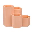 thumbnail image 2 of Small Multifunctional Organizer Desk Caddy Home Office Accessory Tray School Art Supply Holders Pen Pencil Brush Compartment Bathroom Countertop Storage, 2 of 9