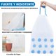 thumbnail image 5 of 120 Piezas Bolsas De Basura Con Cordón Engrosadas, Forro De Basura Resistente a Fugas, 45 x 50cm, 15 Litros, Blancas Impermeables Adecuadas Para Cocina, Dormitorio, Baño y Oficina, 5 of 6