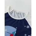 thumbnail image 4 of Pijamas navideñas familiares a juego con estampado de muñecos de nieve y copos de nieve. Conjuntos navideños familiares a juego., 4 of 9