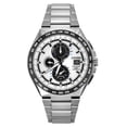thumbnail image 1 of Citizen Eco-Drive Radio Controlled GMT Chronograph Super Titanium Silver Dial AT8238-84A 100M Men's Watch, 1 of 4