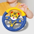 thumbnail image 4 of Volante de Juguete con música Yotijar Juguete de asiento de Volante de Simulación para bebés y tigres, 4 of 9