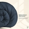 thumbnail image 2 of Edredon Acolchado Dreamlab, Hipoalergenico, Tamaño Matrimonial, Color Azul Noche, 2 of 8