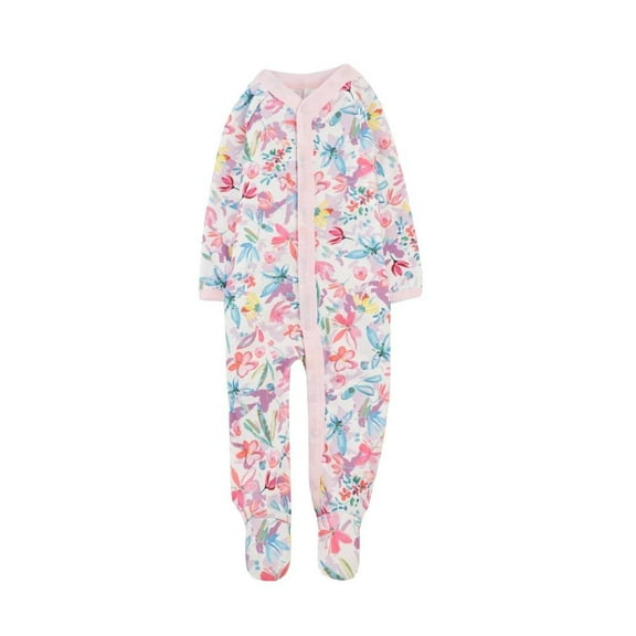 Mameluco Baby Creysi One For You Niña 18M Estampado de Flores Grandes Rosa