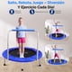 thumbnail image 2 of Trampolín Plegable de 91cm SereneLife, Trampolín Compacto para Ejercicio para Niños, Brincolin de Ejercicio con Mango de Espuma, Carga Máxima 68kg, para Interior/Exterior, 2 of 7