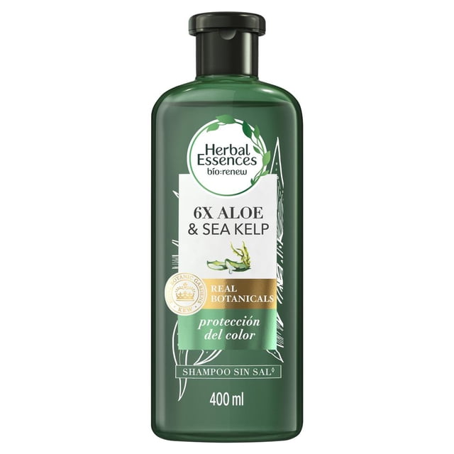 Shampoo Herbal Essences Bio:Renew 6X Aloe & Sea Kelp Protección del Color 400 ml