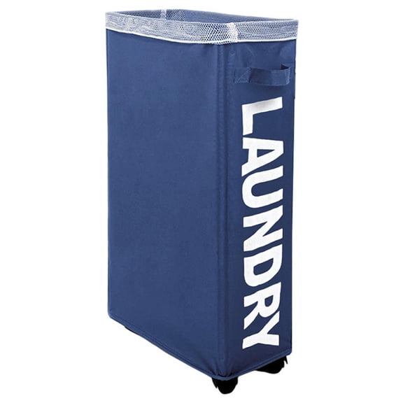Cesta de vandería enrolble con ruedas bolsa cesta ropa para dormitorio Sunnimix Ropa sucia