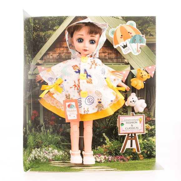 Muñeca Mulisha con accesorios vestido Amarillo